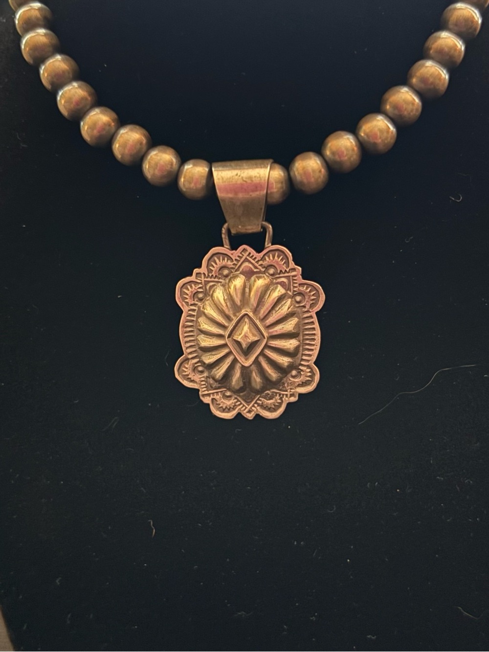 Native American Concho Pendant